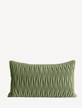 Sage Green Pleated Cushion Cover
